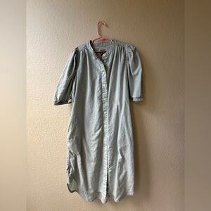 GAP Sage Long Sleeve Dress